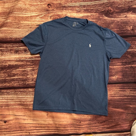 Men’s Polo Ralph Lauren Performance Blue Tshirt Size M - Picture 1 of 5